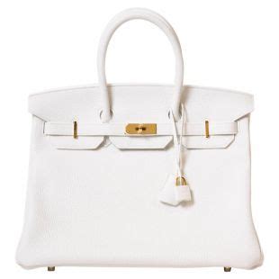 Hermes Birkin 35 White Taurillon Clemence Palladium Hardware